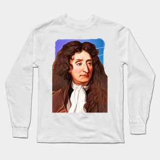 French Poet Jean de La Fontaine illustration Long Sleeve T-Shirt